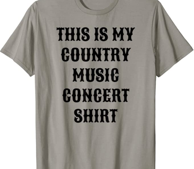 country music artist t shirts