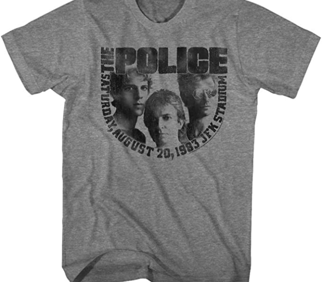 the police concert shirts Concert Vintage